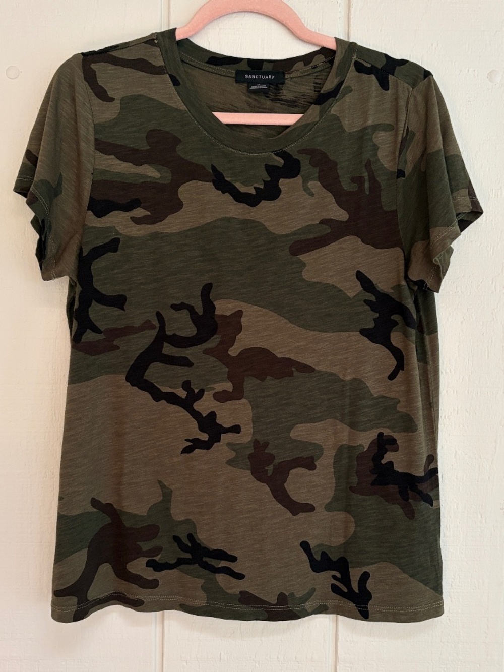 Sanctuary Clothing The Perfect Tee Hiker Camo (New Never Worn) Medium - Picture 2 of 3